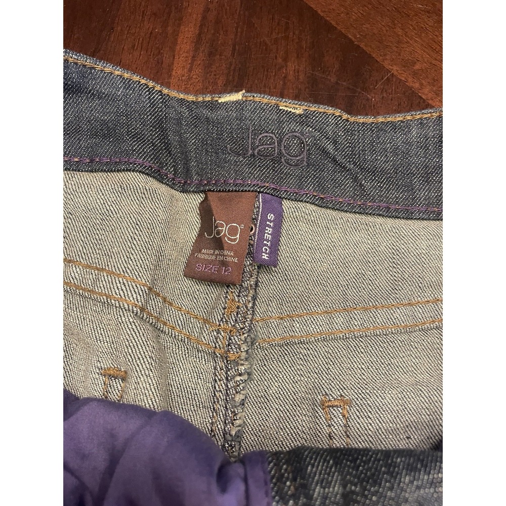 Jag Denim Skirt Size 12 Stretch - Picture 2 of 4